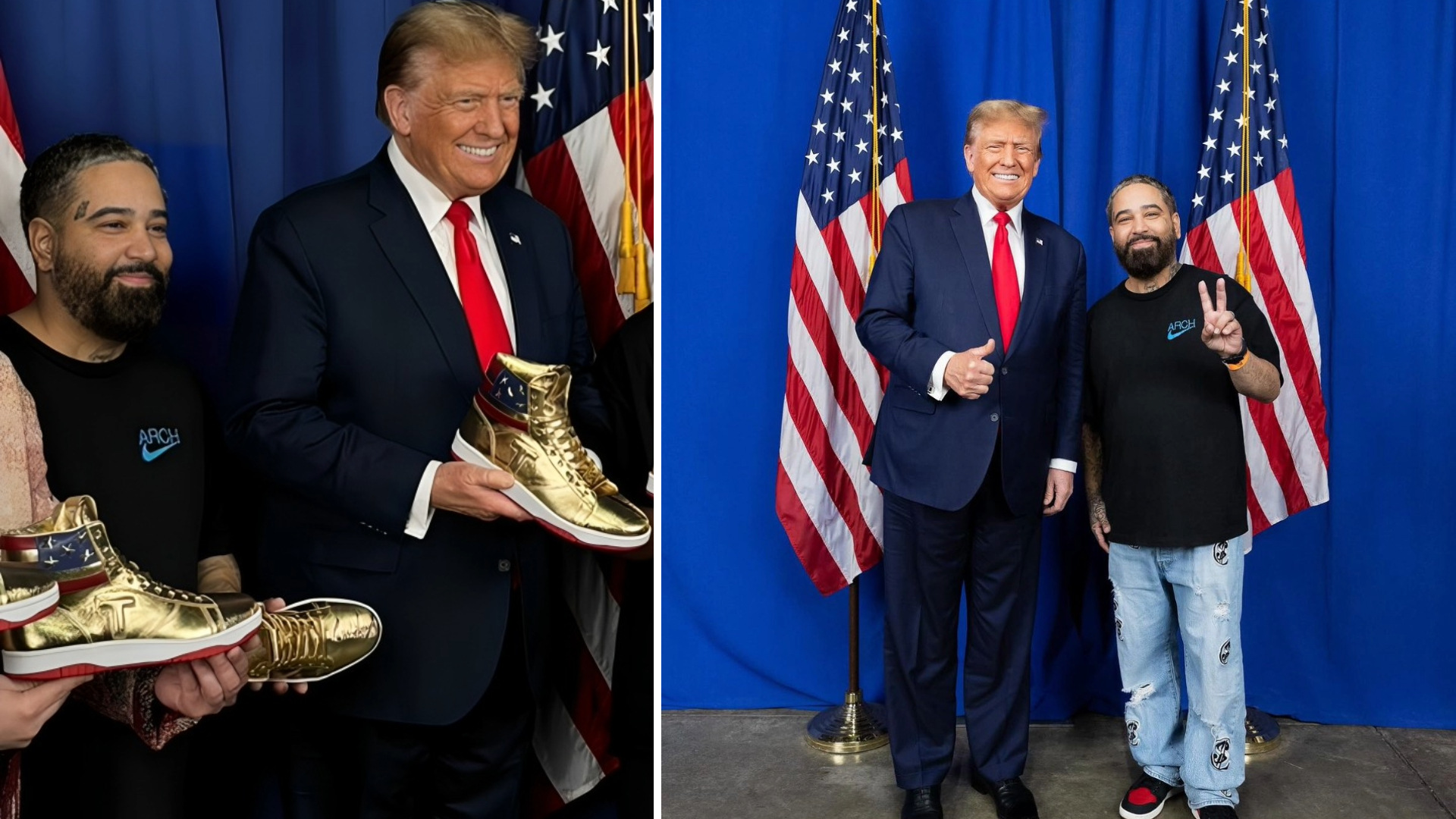 Trump Booed As He Launches $399 Sneaker The Day After $350m Fraud Fine ...